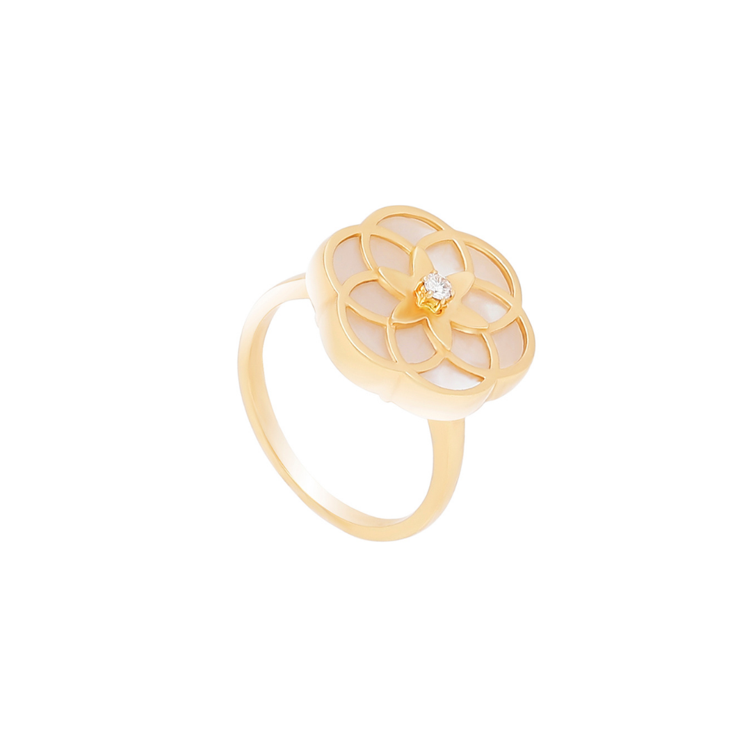 Flower of Life 1 Flower Ring