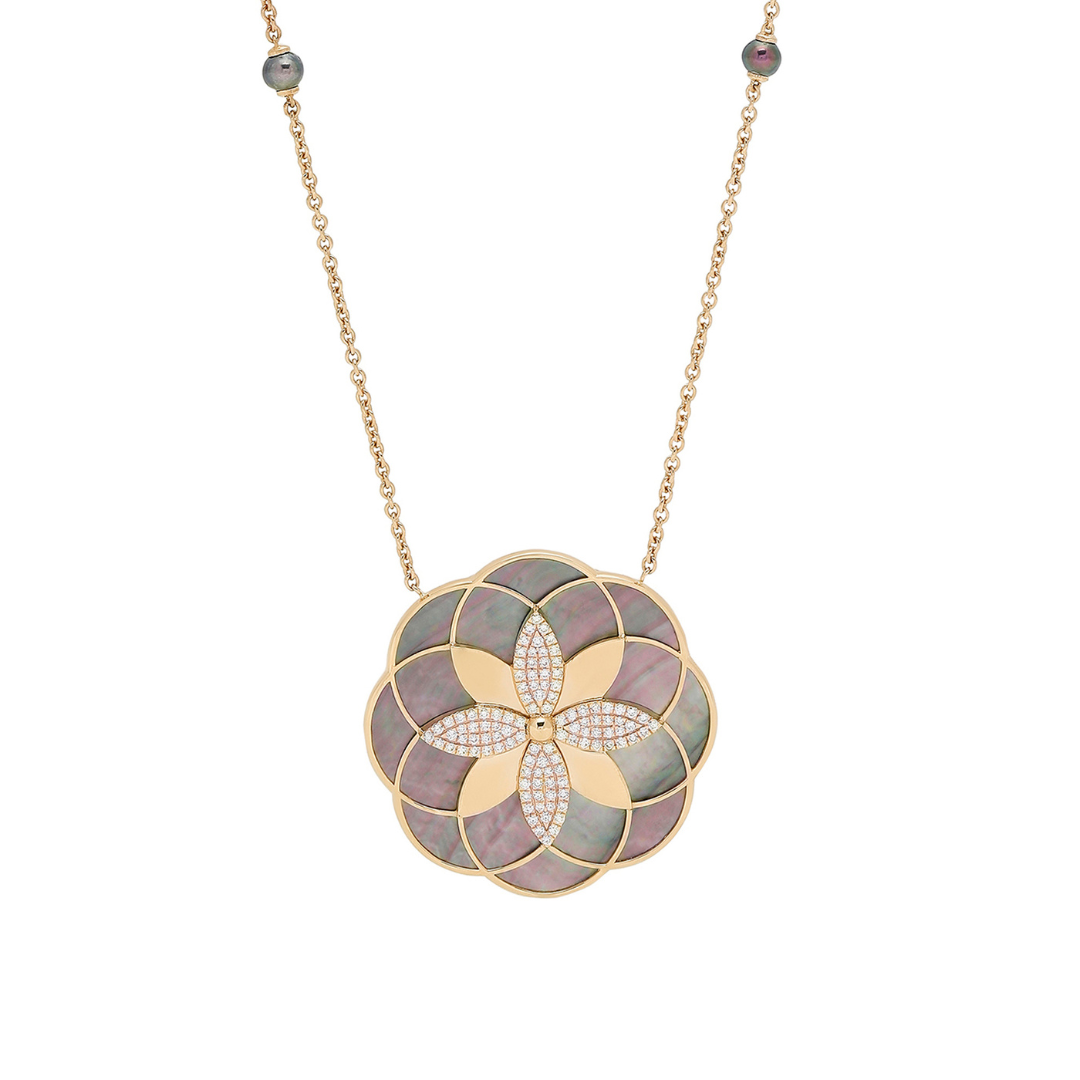 Flower Of Life Large Pendant Necklace