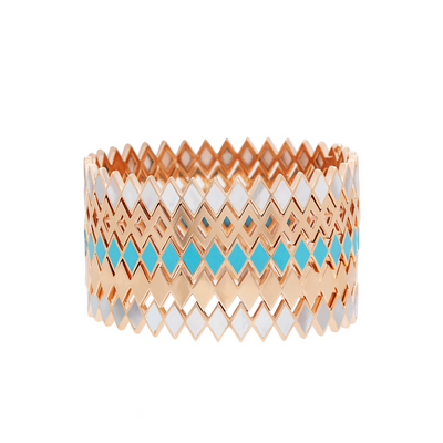 Viva Multi Motif Bangle with stone