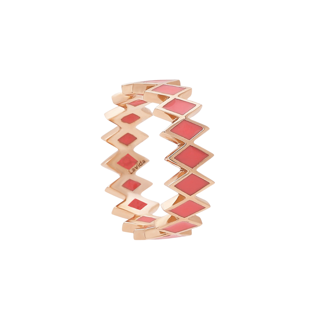 Zigzag Viva Stone Ring