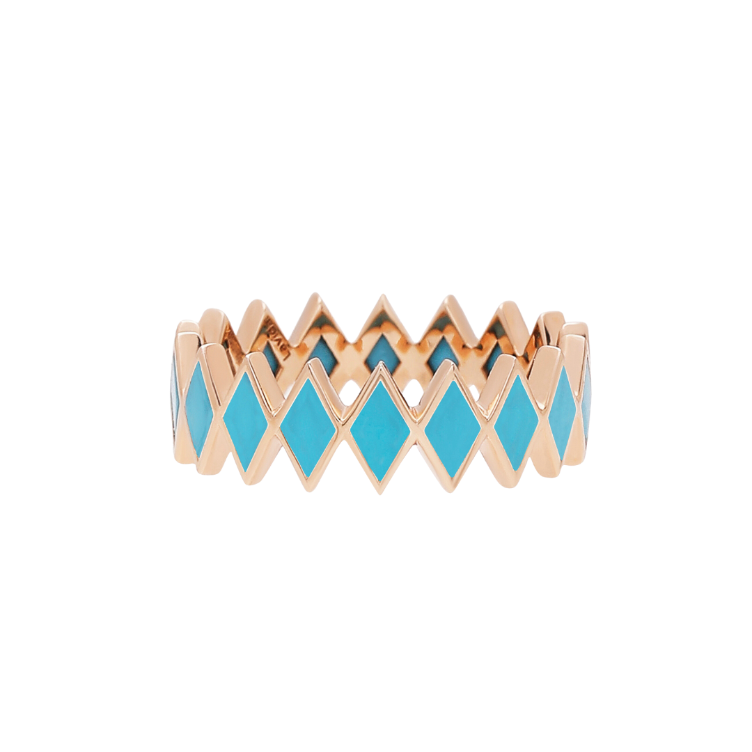 Zigzag Viva Stone Ring