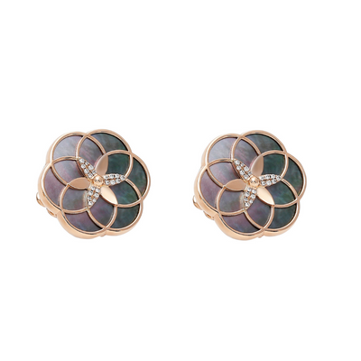 Flower of Life Flower Medium Earring