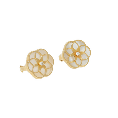 Flower of Life Flower Small Earring