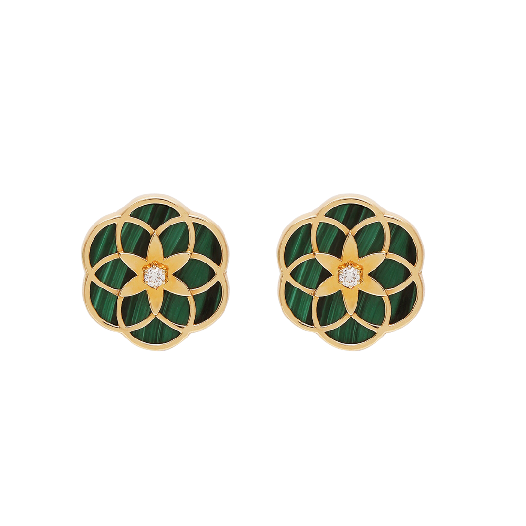 Flower of Life Flower Small Earring