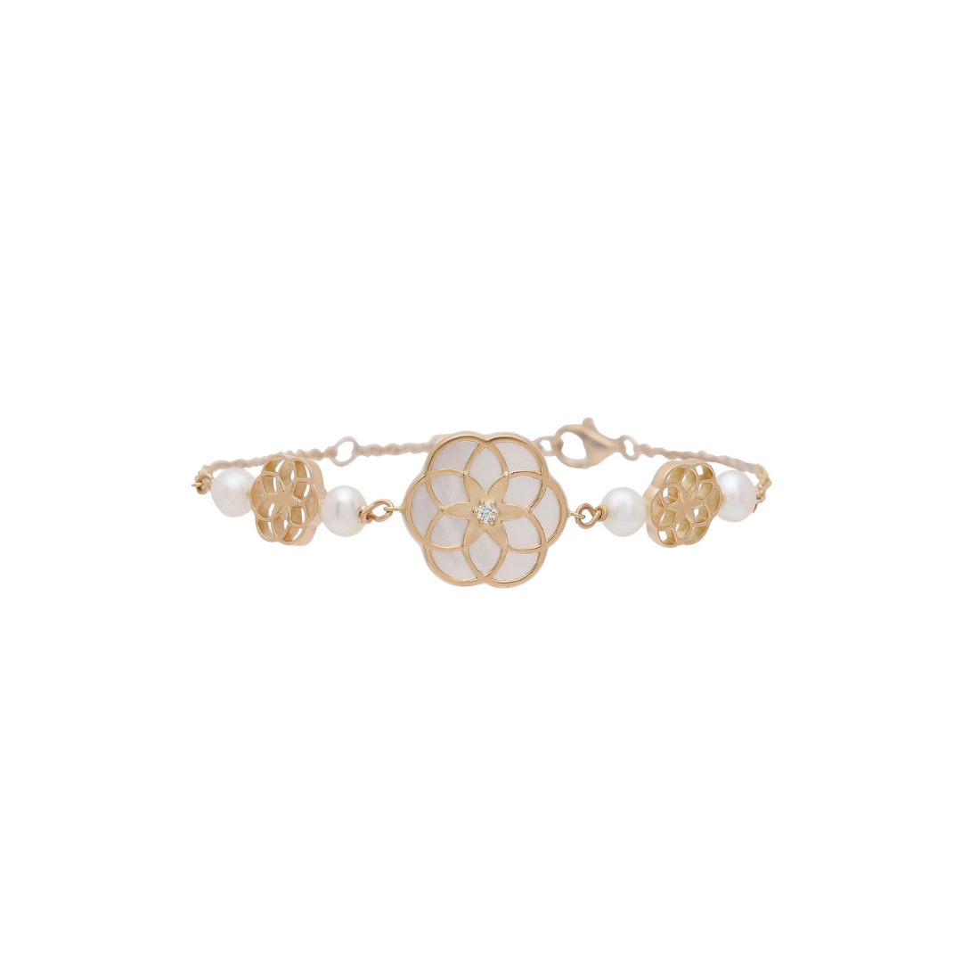 Flower of Life 1 Flower Bracelet