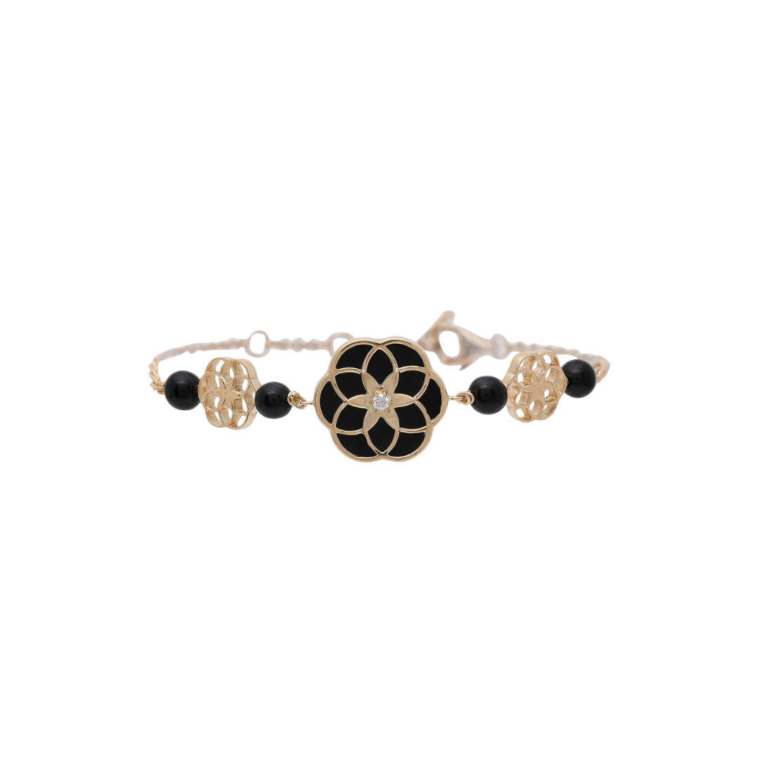 Flower of Life 1 Flower Bracelet