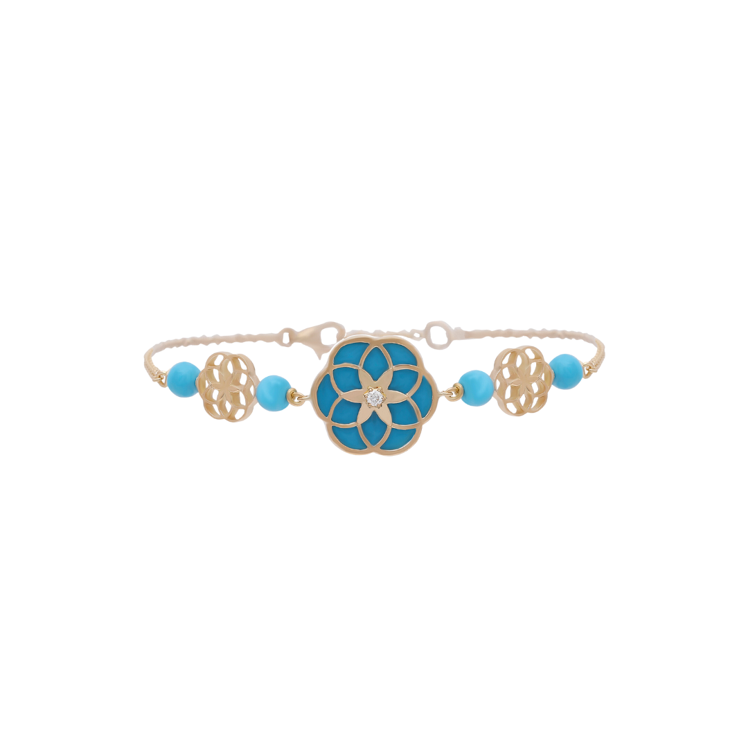 Flower of Life 1 Flower Bracelet