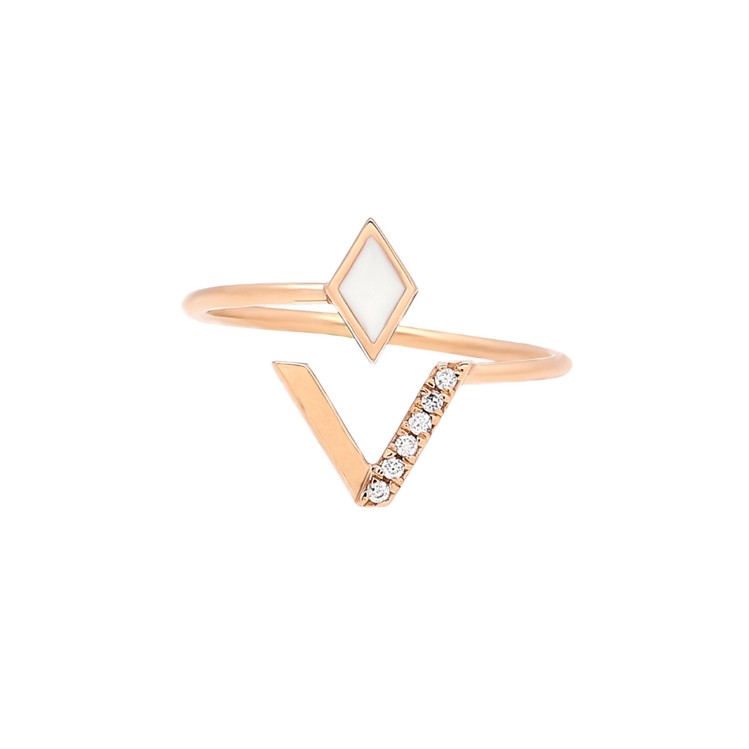 Viva XSmall V 1 Motif Ring