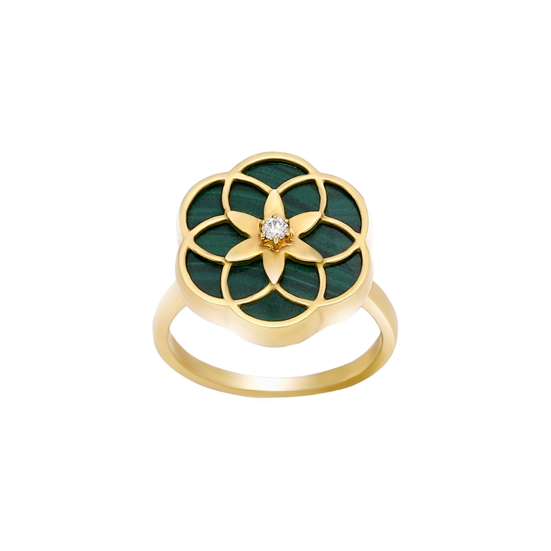 Flower of Life 1 Flower Ring