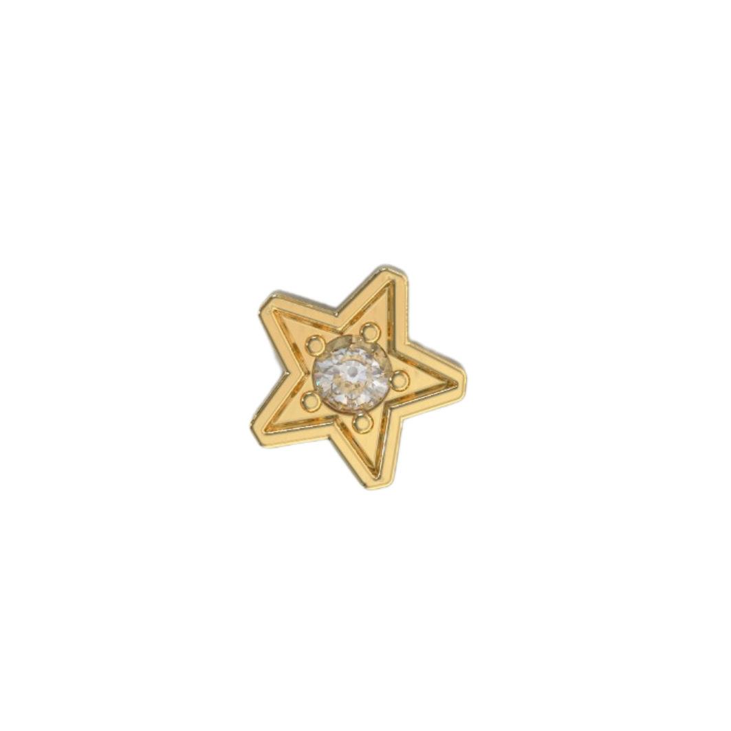 MIA Gold Star Charm