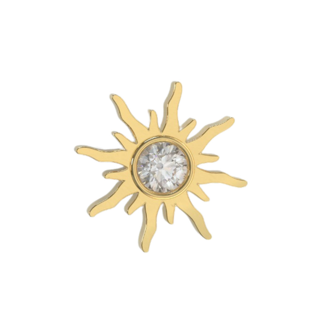 MIA Gold Sun Charm