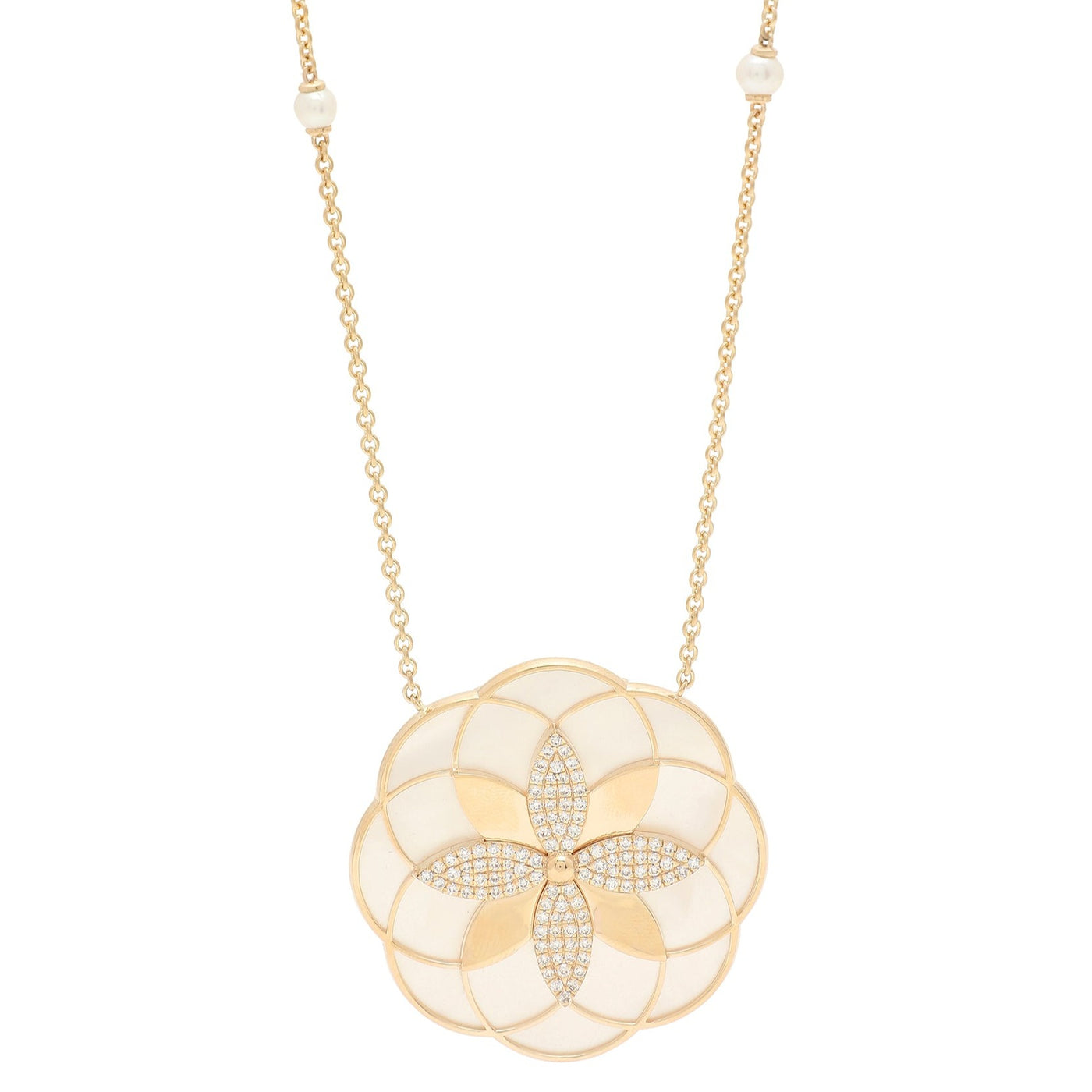 Flower of Life 1 Flower XLarge Necklace