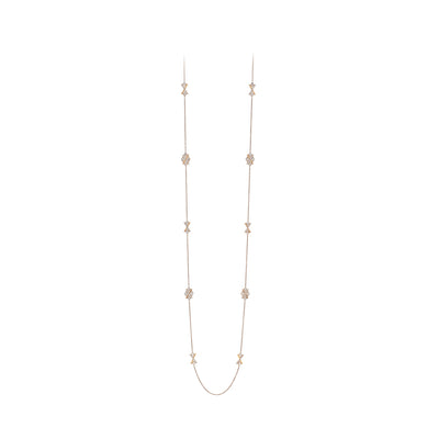 Long Large Viva Multi Motif Necklace