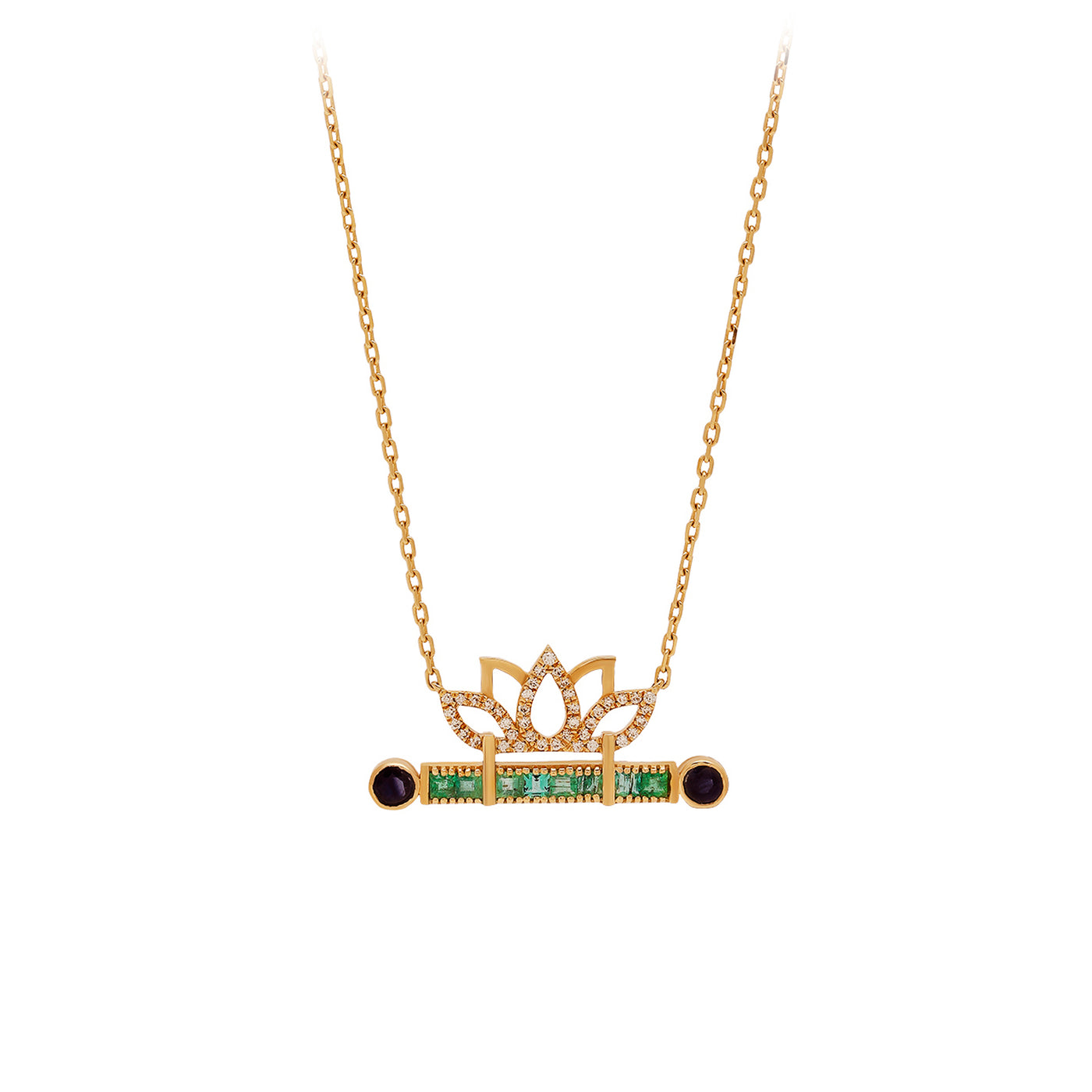 One Lotus Medium Necklace