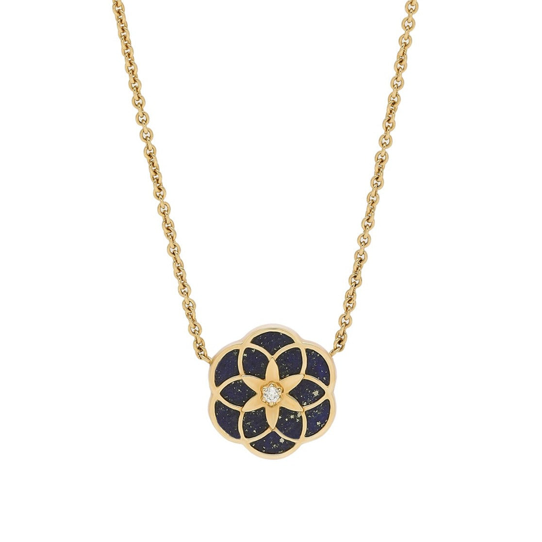 Flower of Life 1 Flower Small Necklace