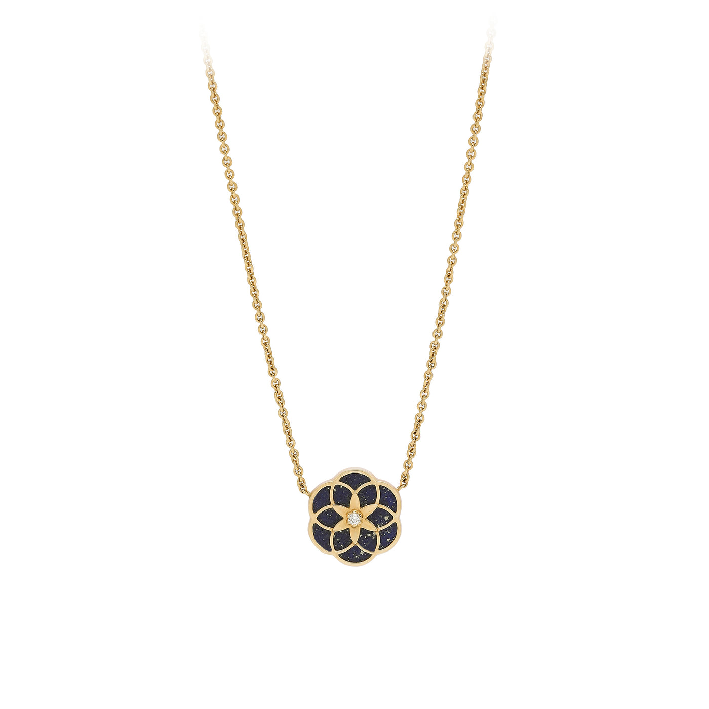 Flower of Life 1 Flower Small Necklace