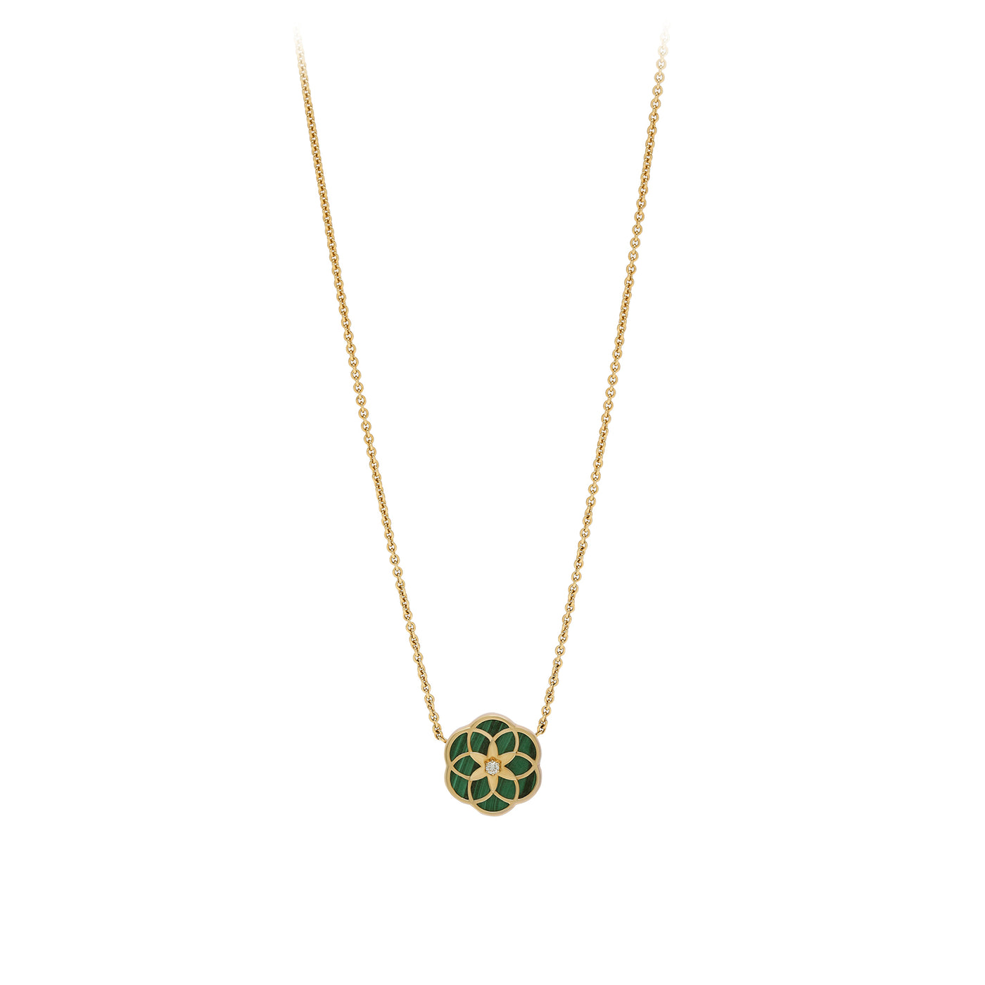 Flower of Life 1 Flower Small Necklace