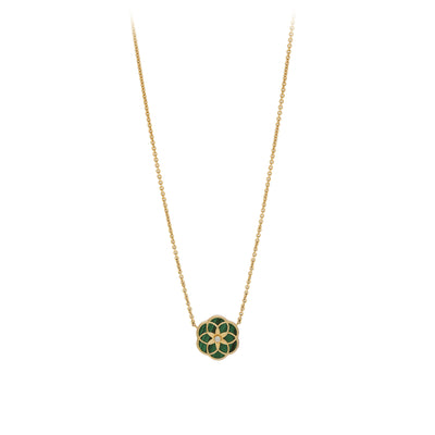 Flower of Life 1 Flower Small Necklace