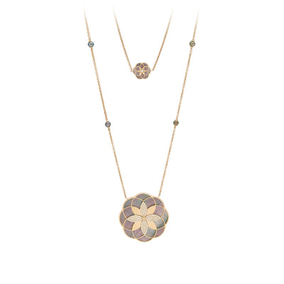 Flower of Life 1 Flower XLarge Necklace