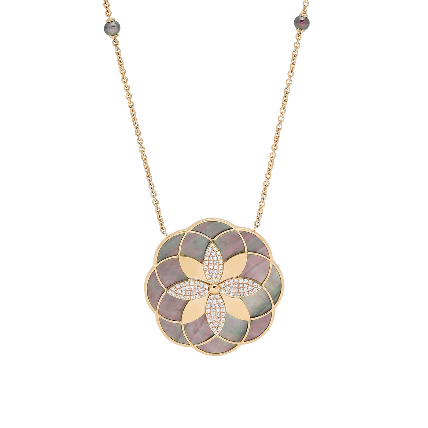 Flower of Life 1 Flower XLarge Necklace