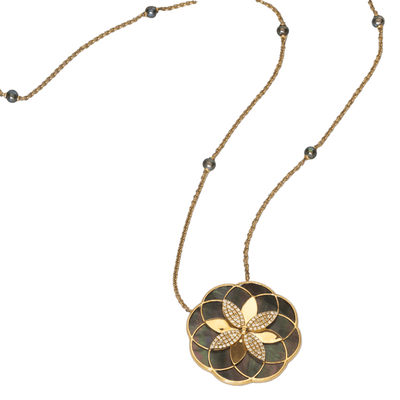 Flower of Life 1 Flower XLarge Necklace - La Vida JewelleryNecklace